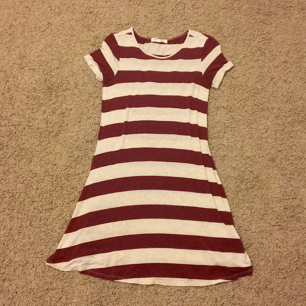 Striped T-Shirt Dress